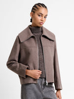 Load image into Gallery viewer, Devita Wool Collared Coat
