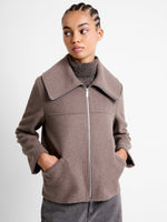 Load image into Gallery viewer, Devita Wool Collared Coat
