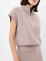 Load image into Gallery viewer, Ava Zip Through Sleeveless Vest
