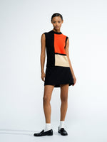 Load image into Gallery viewer, Varli Colour Blocking Knit Vest
