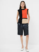 Load image into Gallery viewer, Varli Colour Blocking Knit Vest
