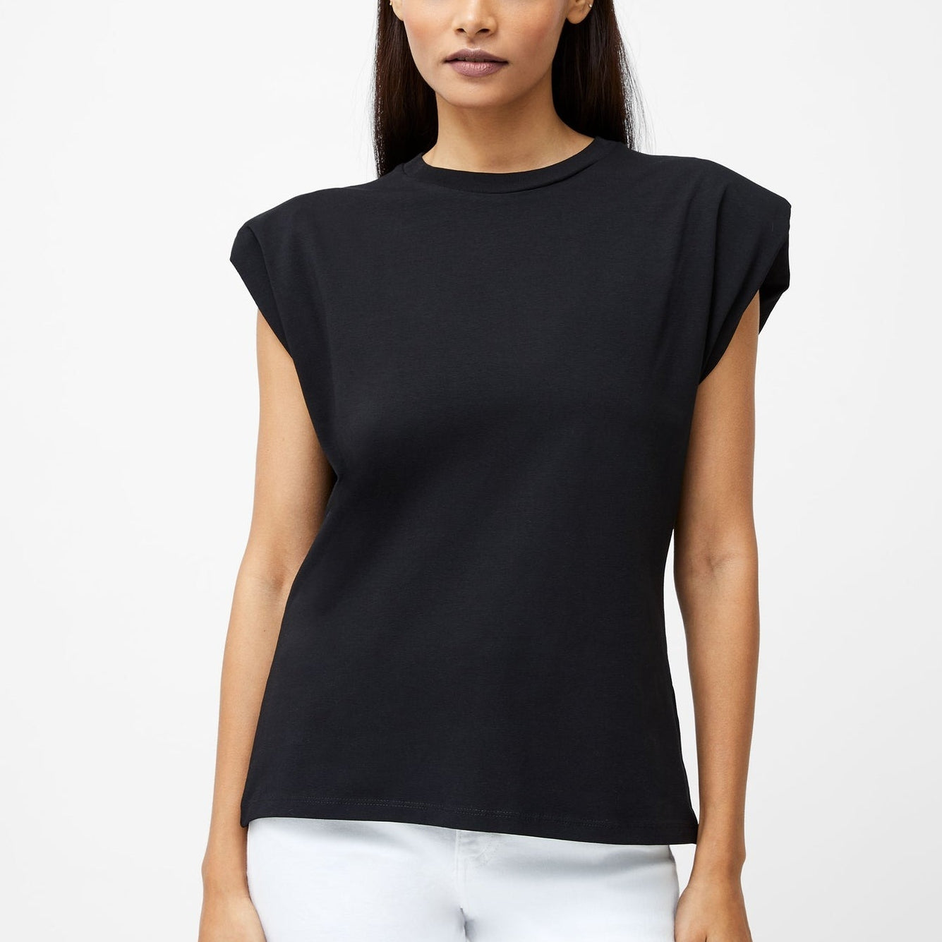 Rallie Shoulder Pad Tank Top