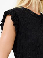 Load image into Gallery viewer, Wanda Textured Jersey Pepum Top

