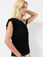 Load image into Gallery viewer, Wanda Textured Jersey Pepum Top
