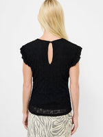 Load image into Gallery viewer, Wanda Textured Jersey Pepum Top
