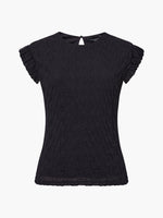 Load image into Gallery viewer, Wanda Textured Jersey Pepum Top

