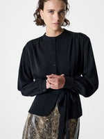 Load image into Gallery viewer, Arezzo Long Sleeve Waist Tie Shirt
