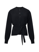Load image into Gallery viewer, Arezzo Long Sleeve Waist Tie Shirt
