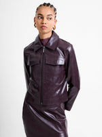Load image into Gallery viewer, Kayleigh Pu Bomber Jacket
