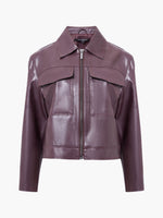 Load image into Gallery viewer, Kayleigh Pu Bomber Jacket
