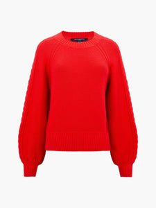 French Connection Lily Cable Sleeve Jumper
