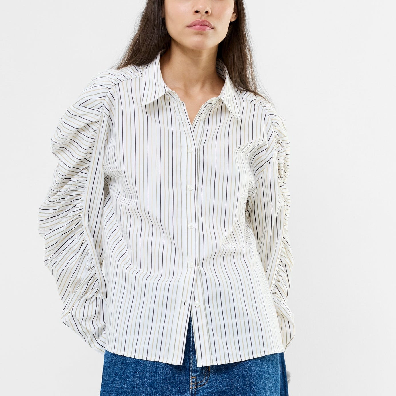 Cambria Stripe Cotton Shirt