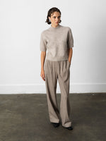 Load image into Gallery viewer, Kezia Short Sleeve Mock Neck Top

