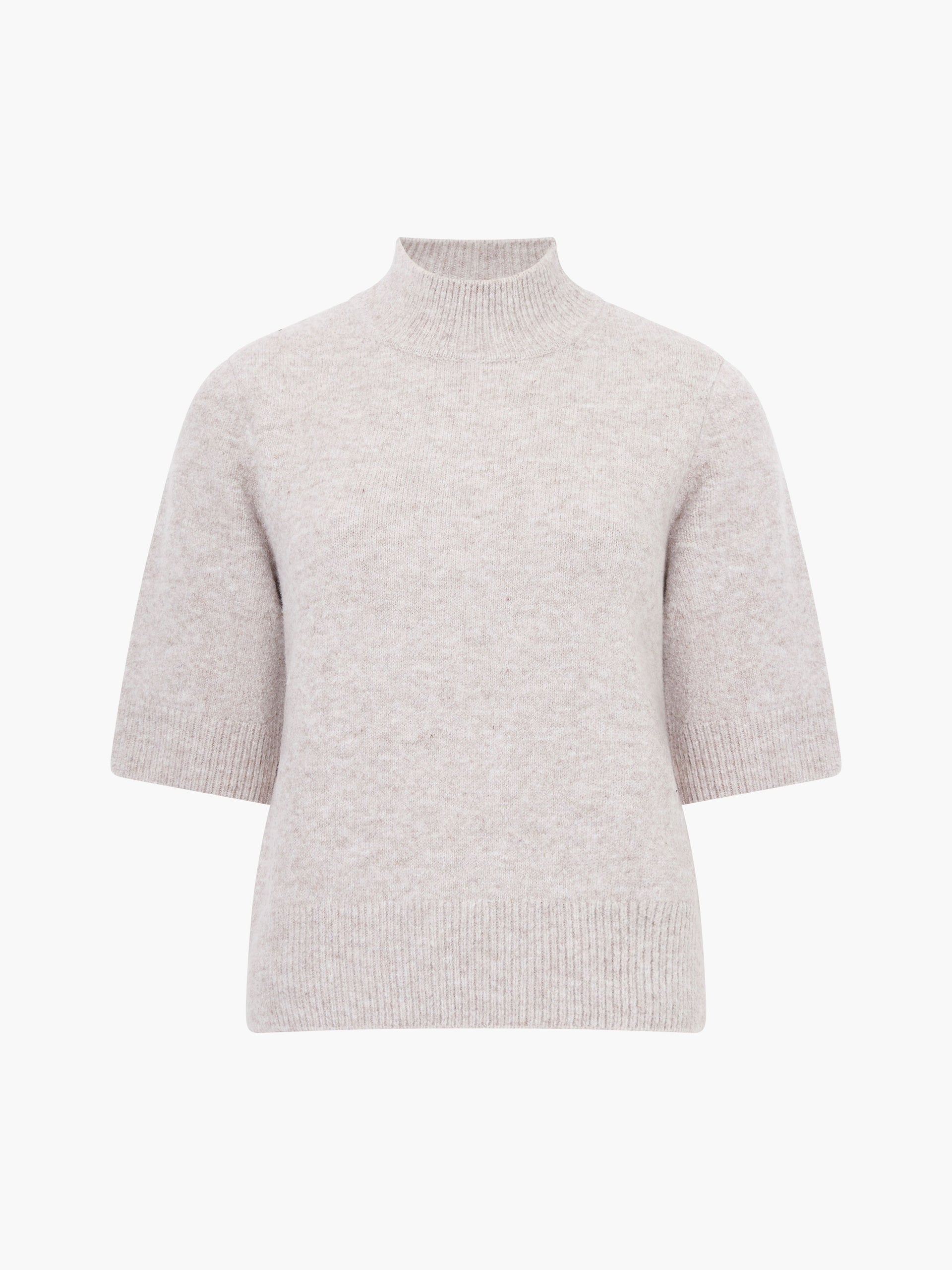 Kezia Short Sleeve Mock Neck Top