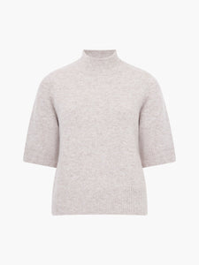 Kezia Short Sleeve Mock Neck Top