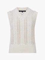 Load image into Gallery viewer, French Connection Glinda Cable Knit Vest
