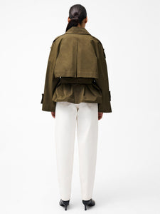 French Connection Denby Cropped Trench Coat