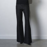Load image into Gallery viewer, Yelena Jacquard Diamante Flared Trousers
