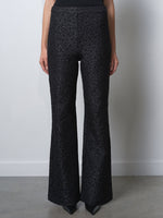 Load image into Gallery viewer, Yelena Jacquard Diamante Flared Trousers
