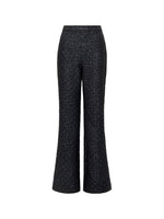 Load image into Gallery viewer, Yelena Jacquard Diamante Flared Trousers
