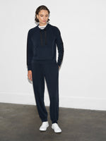 Load image into Gallery viewer, French Connection Wren Sleeve Trim Detail Hoodie

