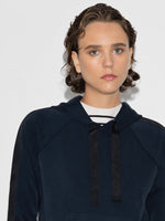 Load image into Gallery viewer, French Connection Wren Sleeve Trim Detail Hoodie
