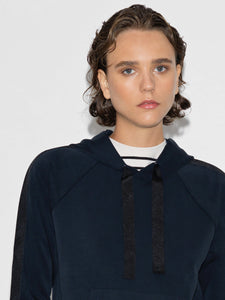 French Connection Wren Sleeve Trim Detail Hoodie