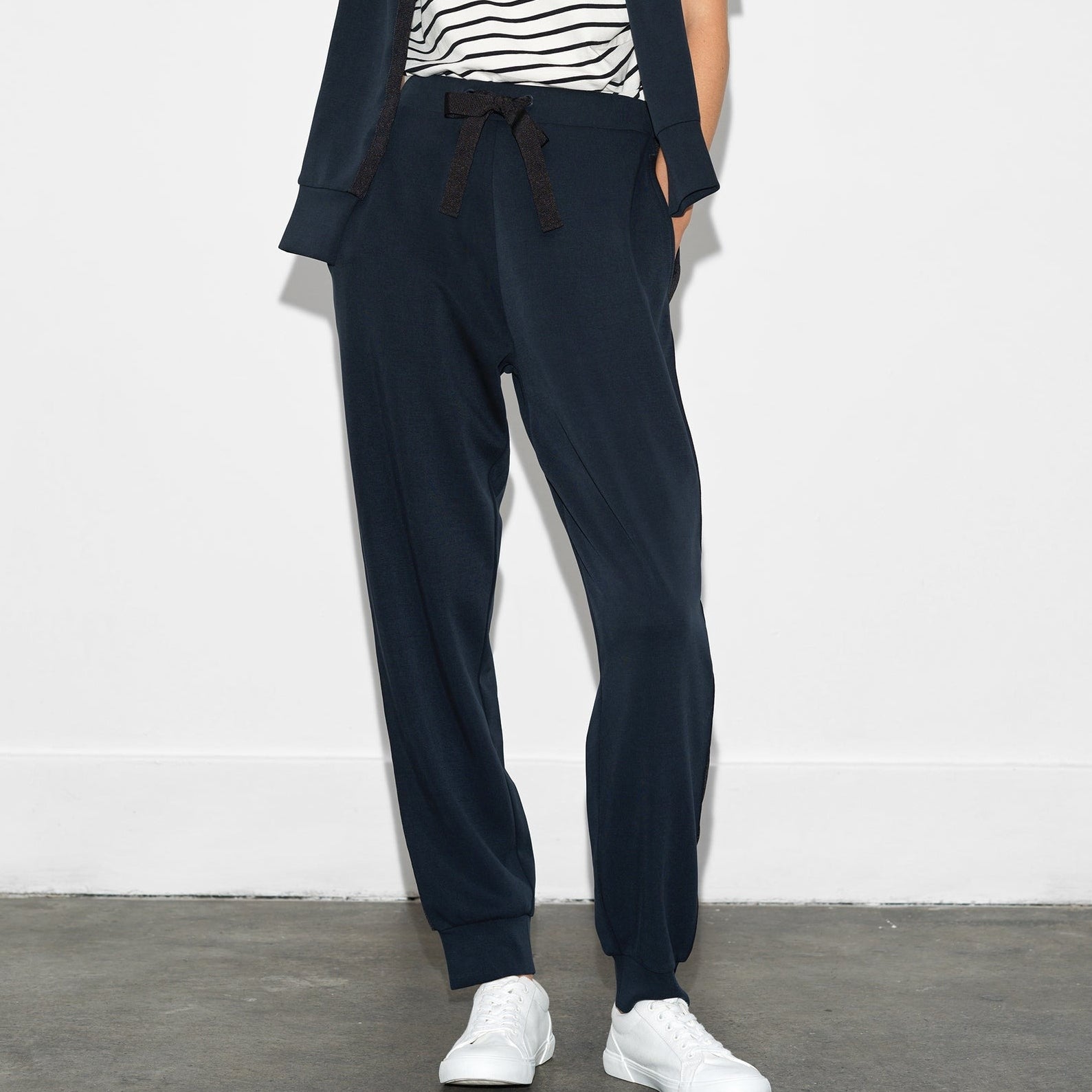 Wren Side Trim Tie Waist Trouser