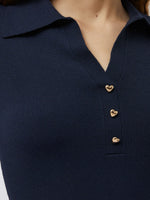 Load image into Gallery viewer, French Connection Larry V-neck Polo Top
