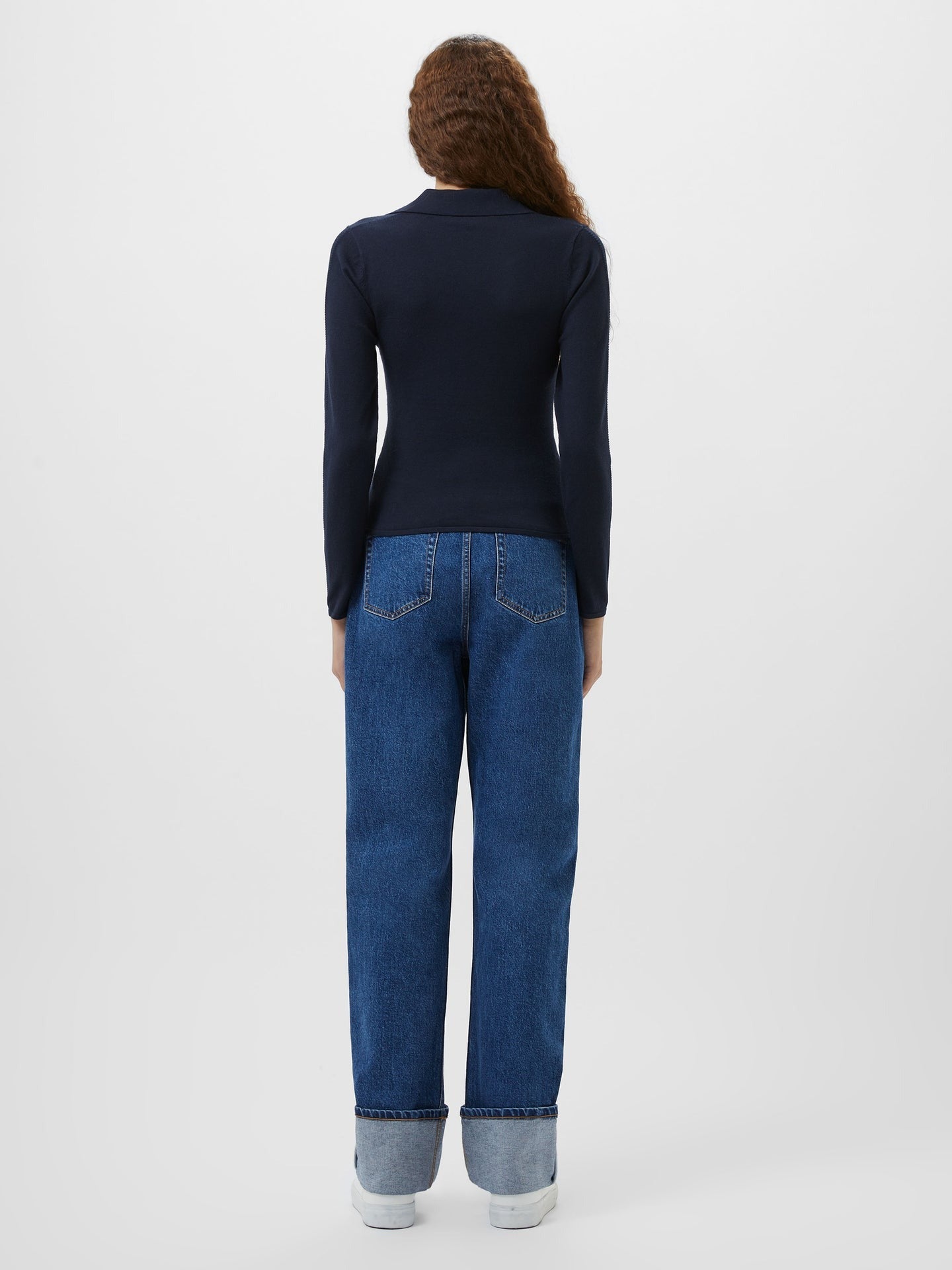 French Connection Larry V-neck Polo Top