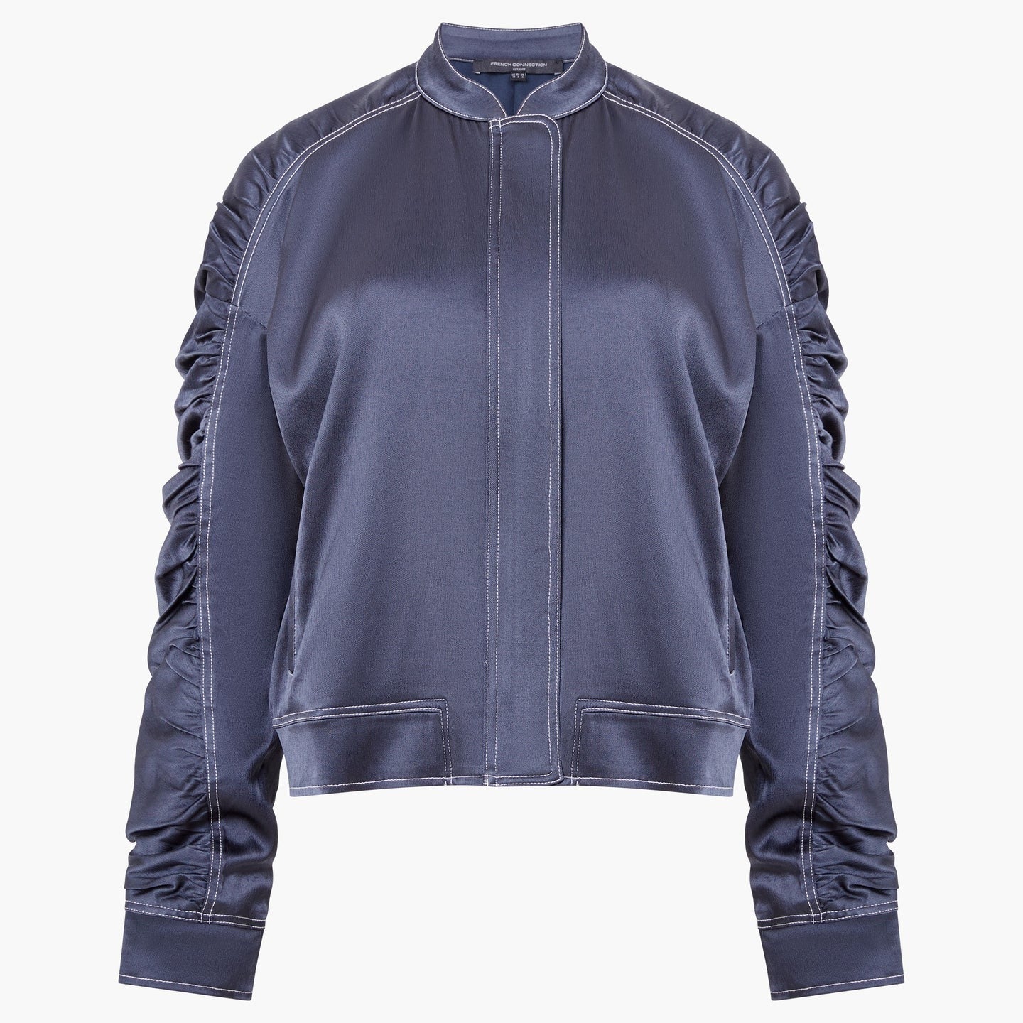 French Connection Akita Satin Stretch Jacket