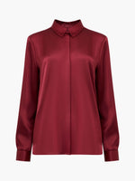 Load image into Gallery viewer, Irina Satin Long Sleeve Shirt
