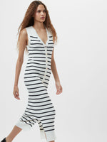 Load image into Gallery viewer, French Connection Nadina Sleeveless Stripe Knit Dress
