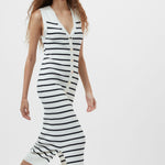 Load image into Gallery viewer, French Connection Nadina Sleeveless Stripe Knit Dress
