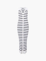 Load image into Gallery viewer, French Connection Nadina Sleeveless Stripe Knit Dress
