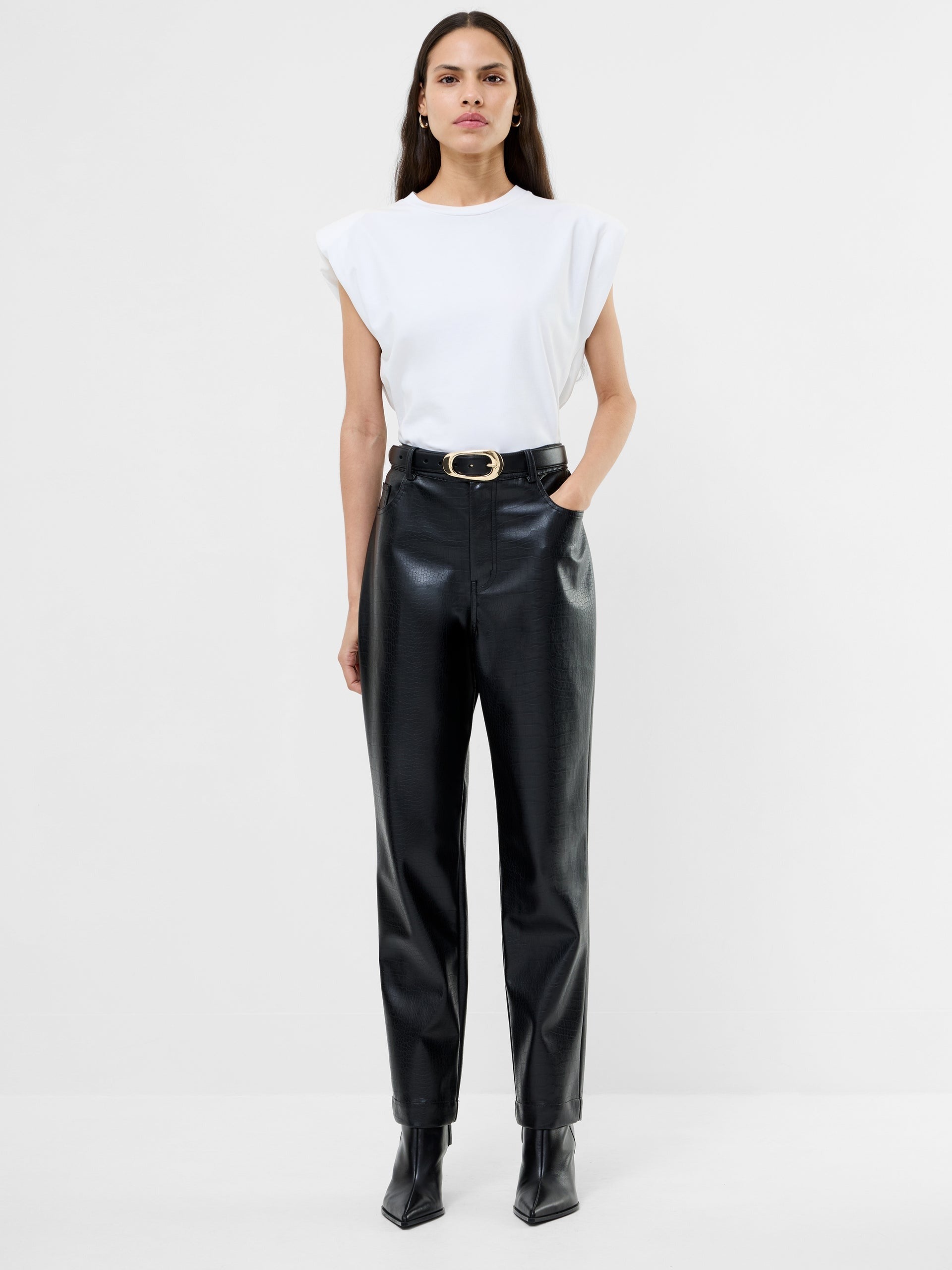 Brody Croc Pu Trouser