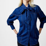 Load image into Gallery viewer, French Connection Zaves Chambray Button Through Shirt
