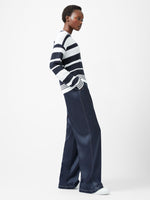 Load image into Gallery viewer, French Connection Lily Mozart Striped Varsity Jumper

