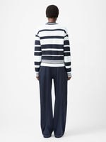 Load image into Gallery viewer, French Connection Lily Mozart Striped Varsity Jumper
