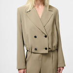 Load image into Gallery viewer, Vinnie Tailored Cropped Jacket
