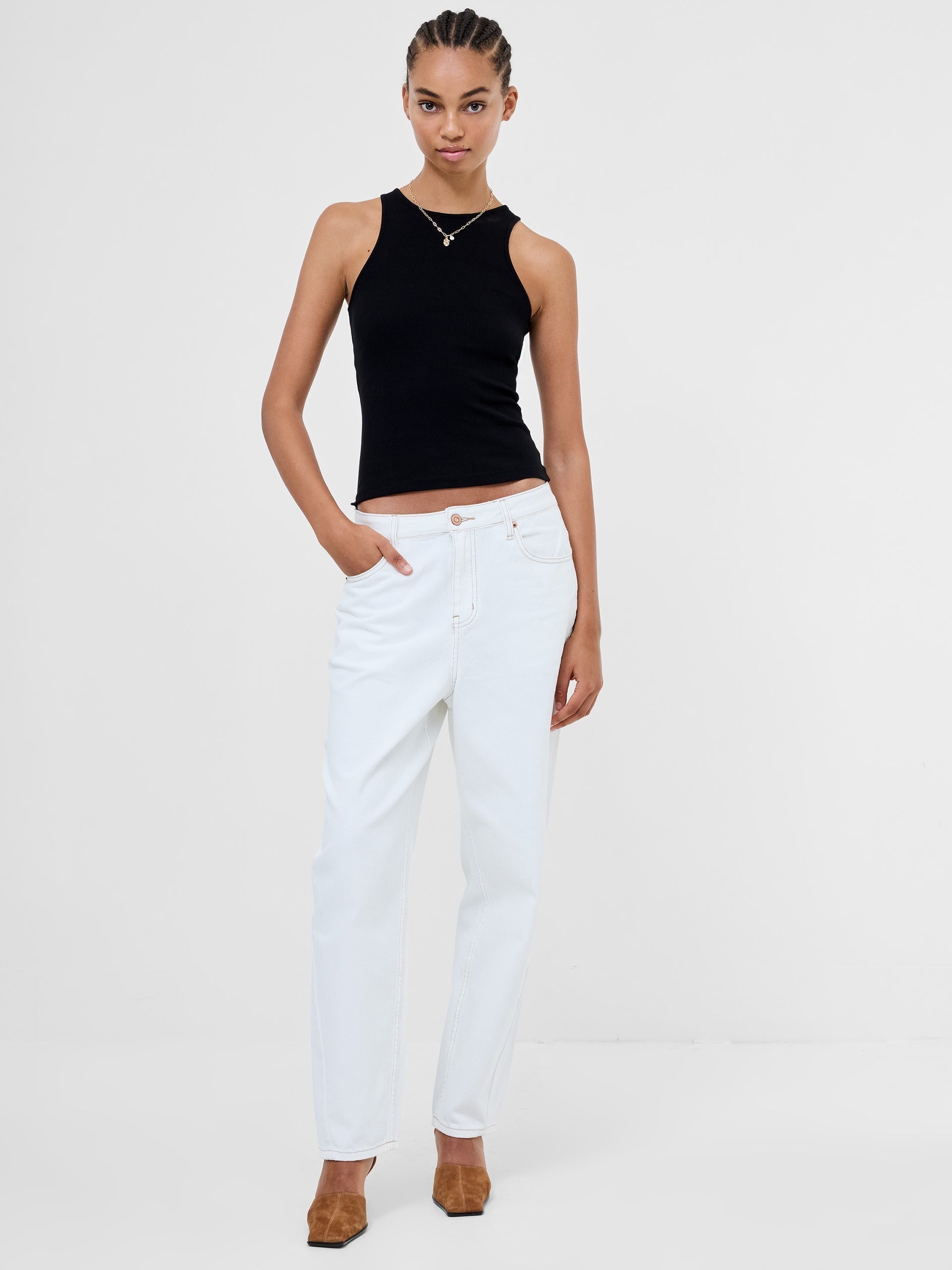 Loren Twill Barrel Leg Denim