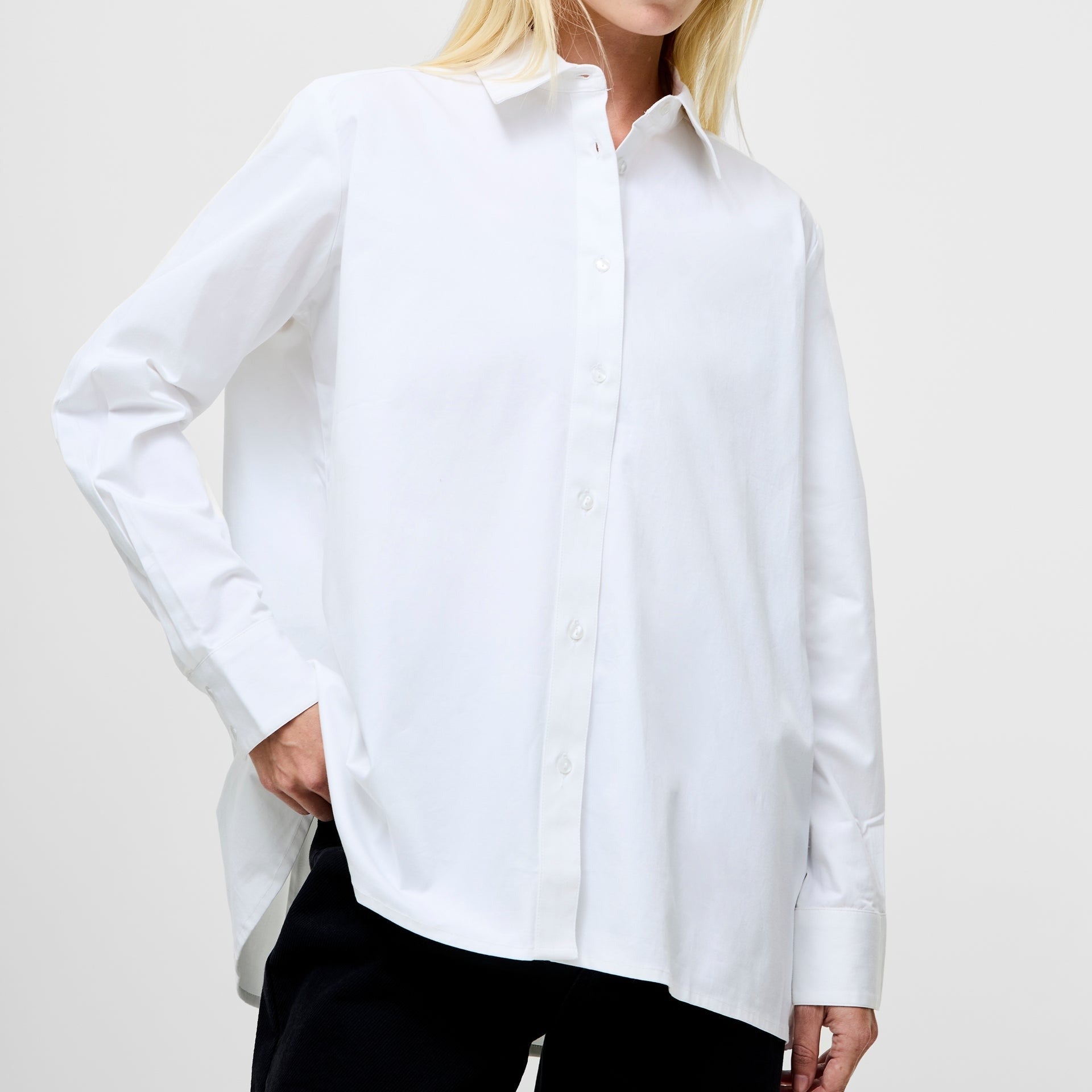 Kesha Back Slit Shirt