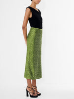 Load image into Gallery viewer, Elena Sequin Midi Skirt

