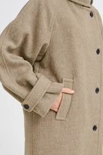 Load image into Gallery viewer, Ichi Button Up Wool Coat
