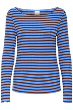Load image into Gallery viewer, Ichi Ribbed Long Sleeve Top
