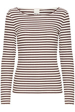 Load image into Gallery viewer, Ichi Ribbed Long Sleeve Top
