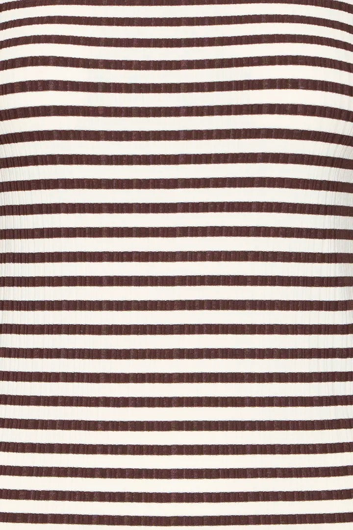 Ichi Ribbed Long Sleeve Top
