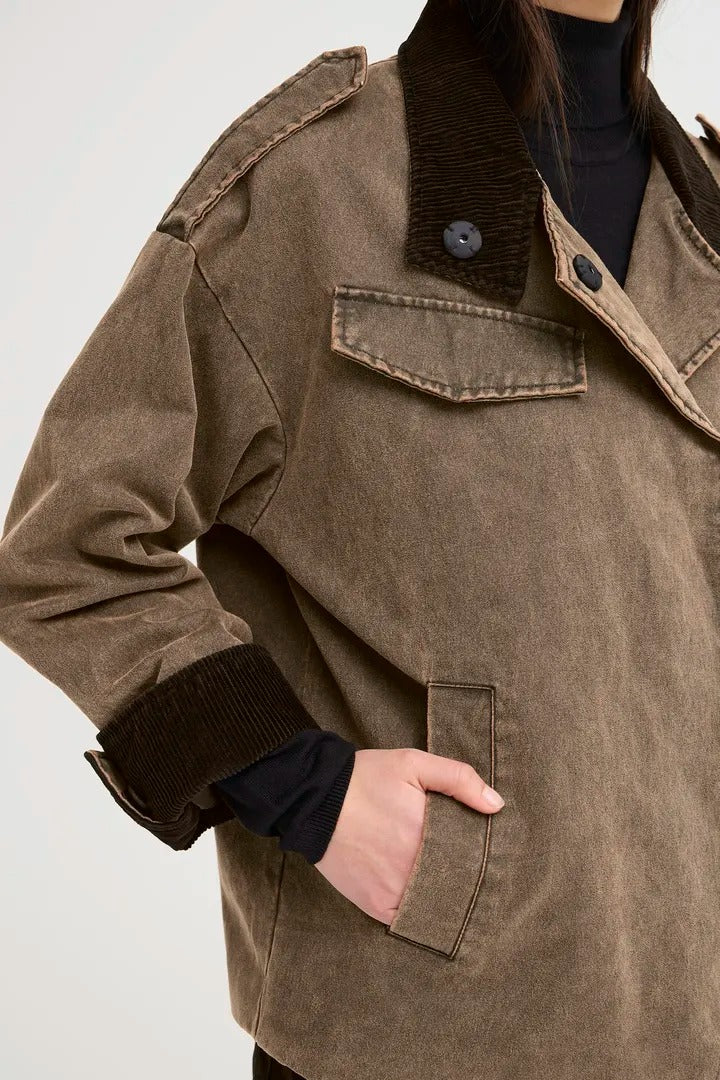 Ichi Faded Canvas Jacket