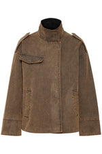 Load image into Gallery viewer, Ichi Faded Canvas Jacket
