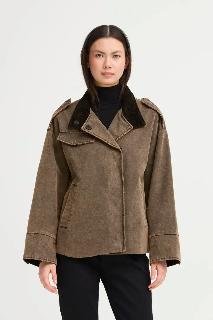 Ichi Faded Canvas Jacket